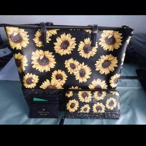 Kate spade sunflower tote